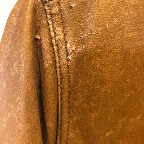 Leather , buttery soft jacket. COLDWATER Creek . - Picture 13 of 15